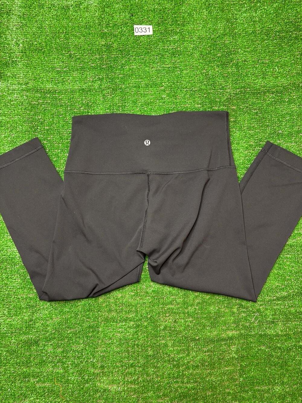 Lululemon Black Align High Rise Cropped Leggings Size 10
